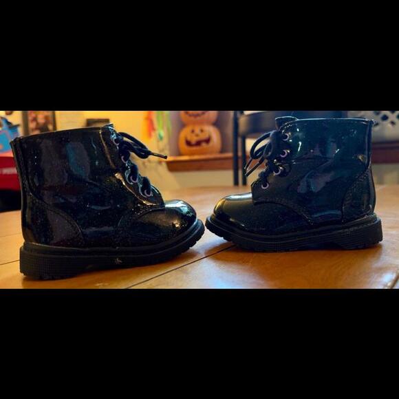 Sparkly Black Boots, size 4baby - Picture 2 of 5